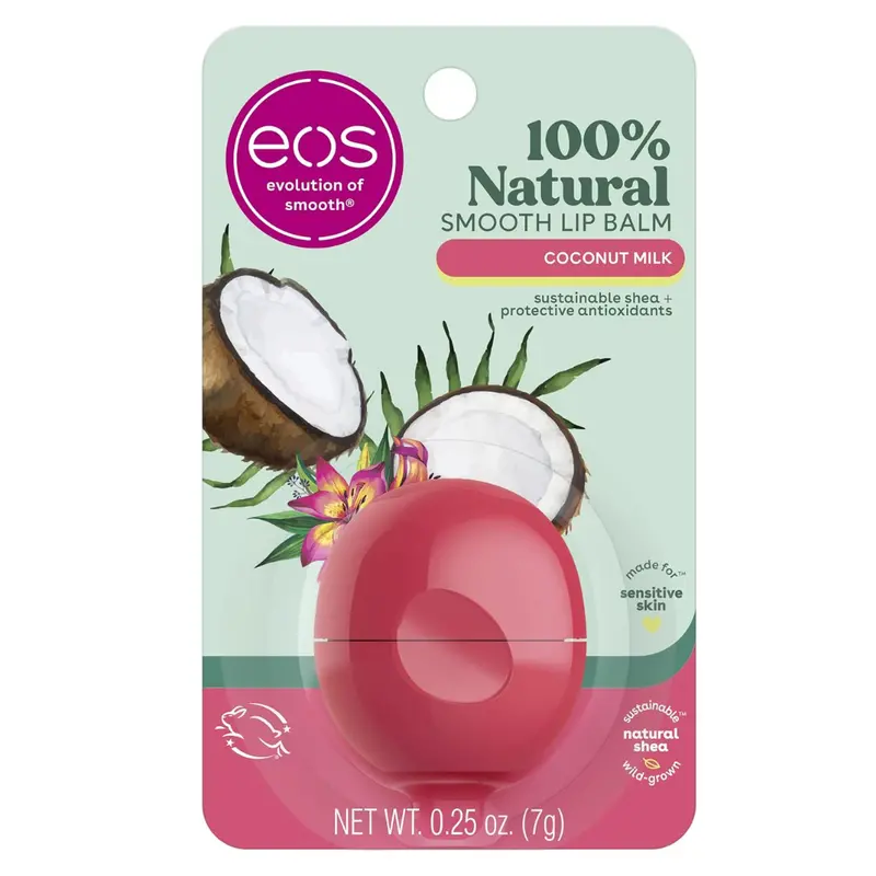 0.25-Oz Eos 100% Natural Lip Balm (Coconut Milk) 1