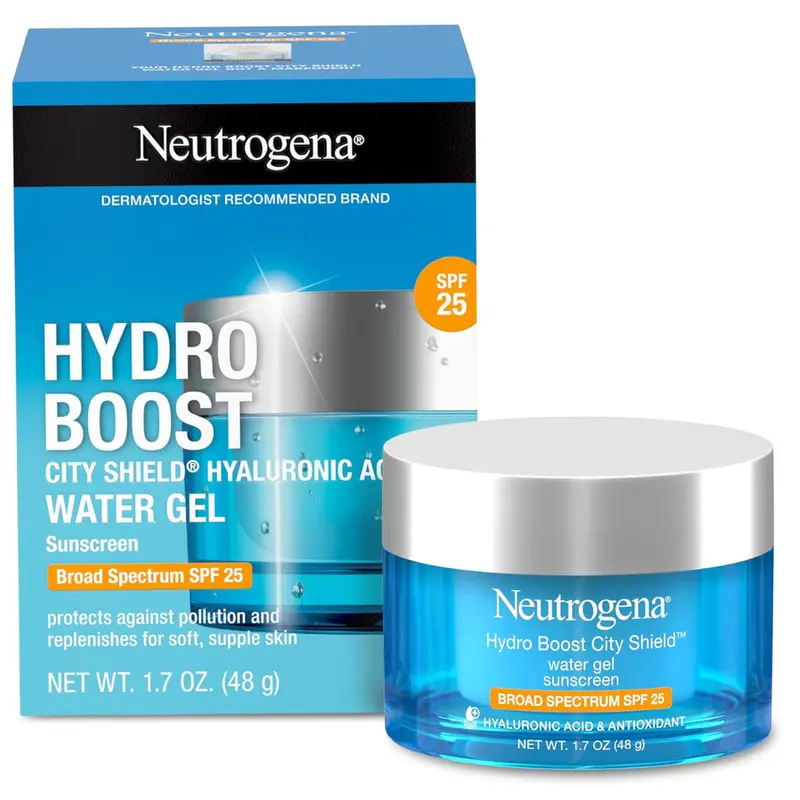 1.7-Oz Neutrogena Hydro Boost City Shield Water Gel Face Moisturizer W/ Spf 25 1