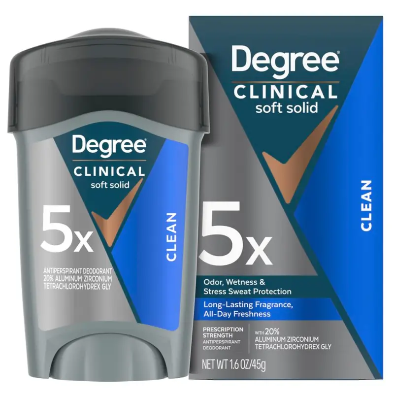 1.7Oz Degree Men's Clinical Strength Antiperspirant Deodorant 1