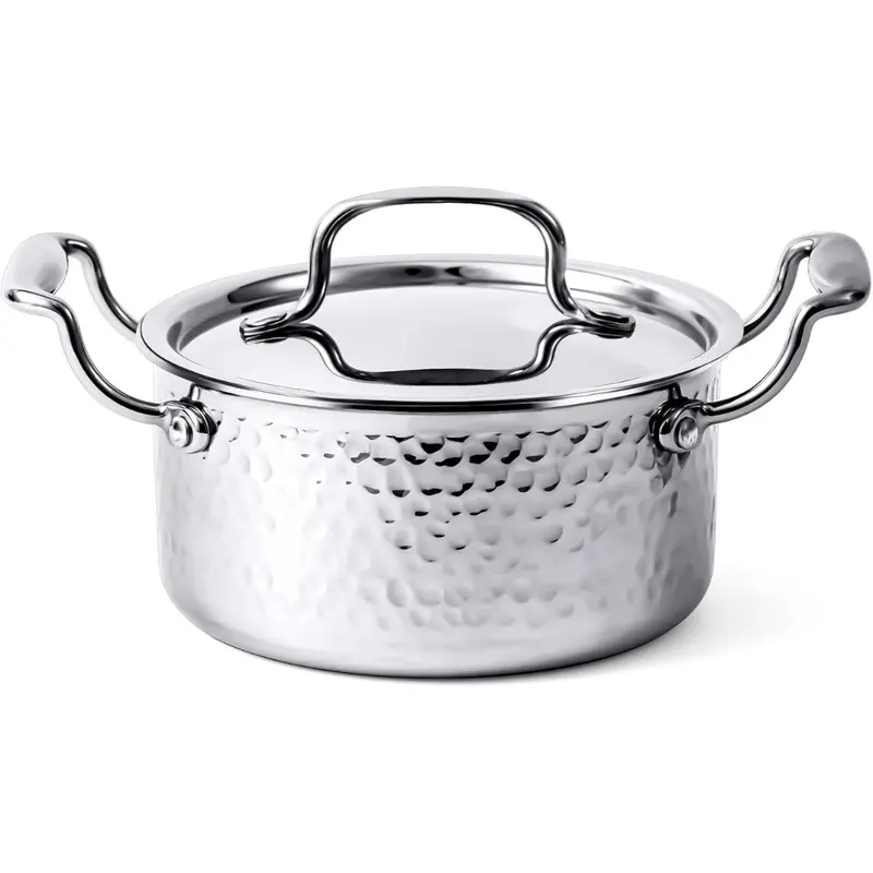 1.8-Quart Stainless Steel Stock Pot With Lid 1