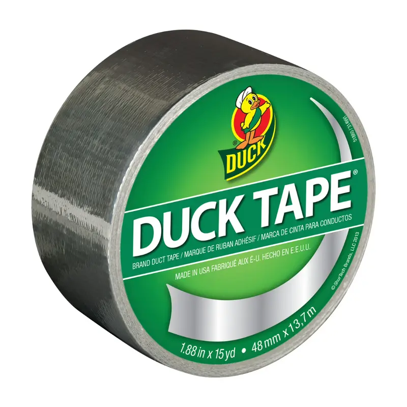 1.88" X 15 Yards Duck Brand Metallic Duct Tape (Chrome) 1