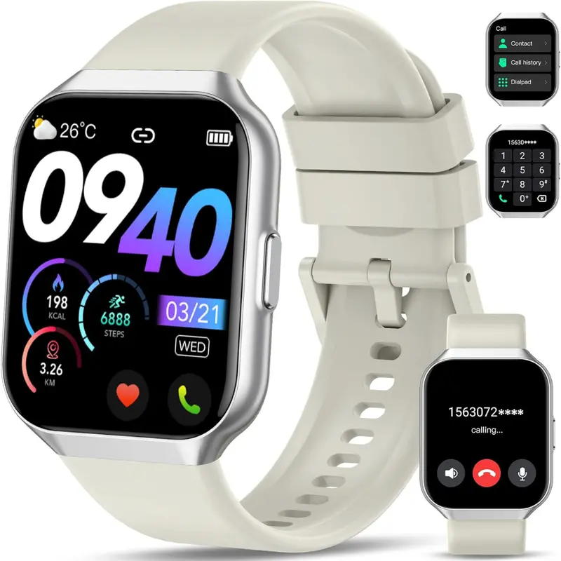 1.96" Fitness Tracker Call/Answer Function Smart Watch (Various) 1