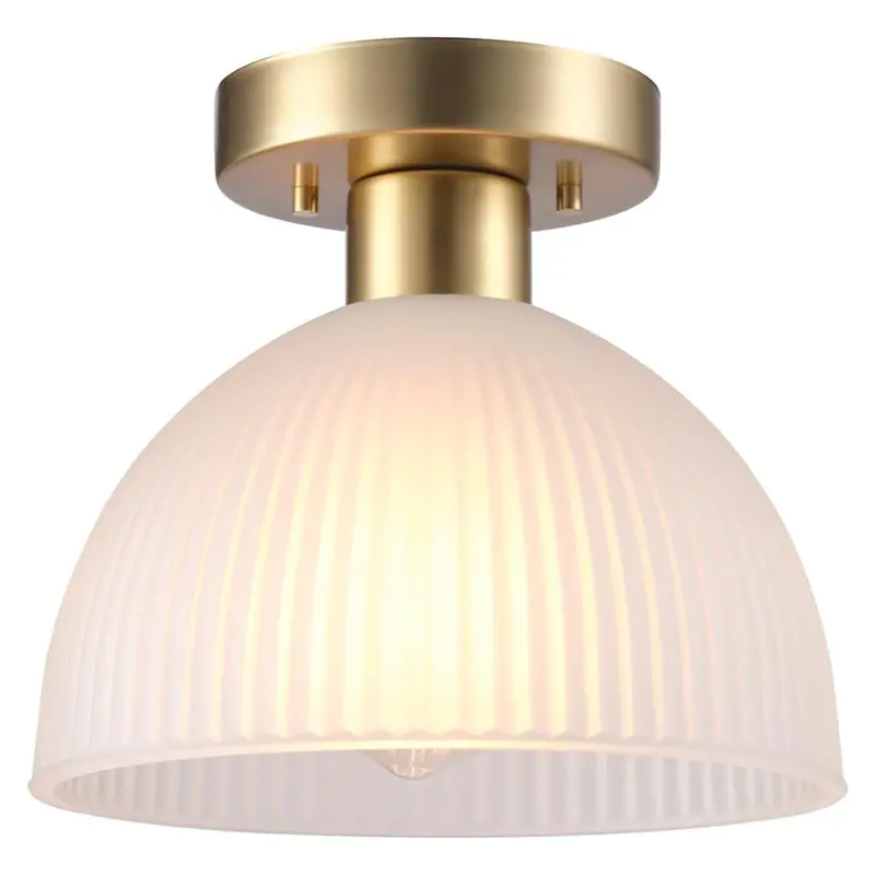1-Light Semi-Flush Mount Ceiling Light 1
