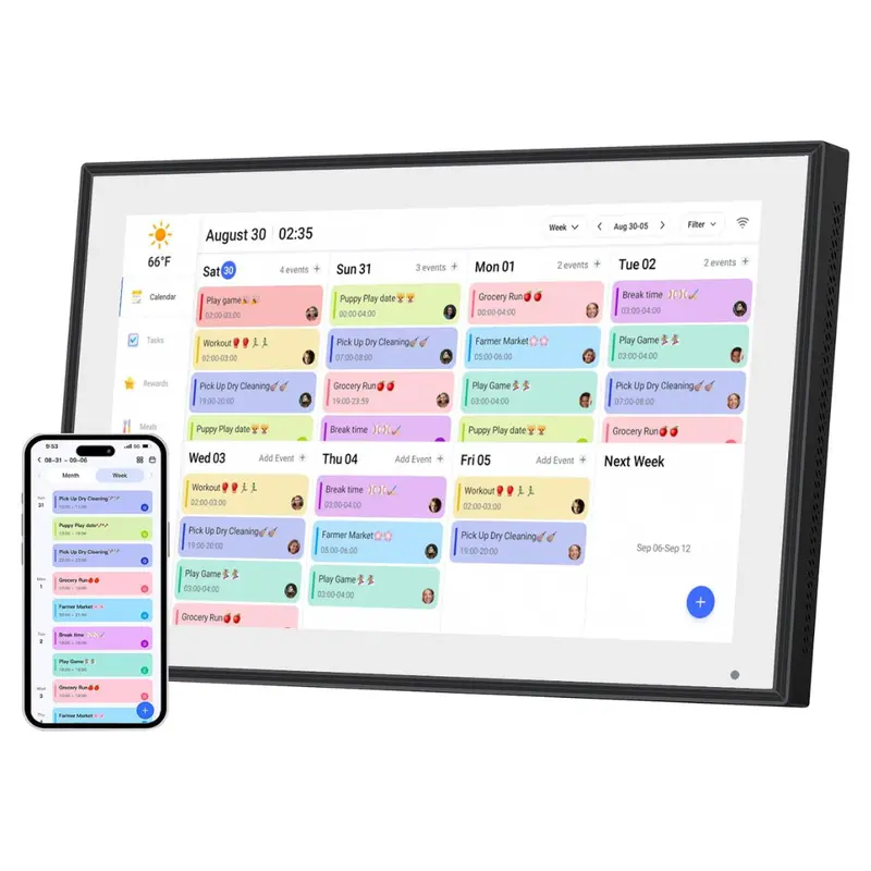10.1" Digital Calendar & Chore Chart 1