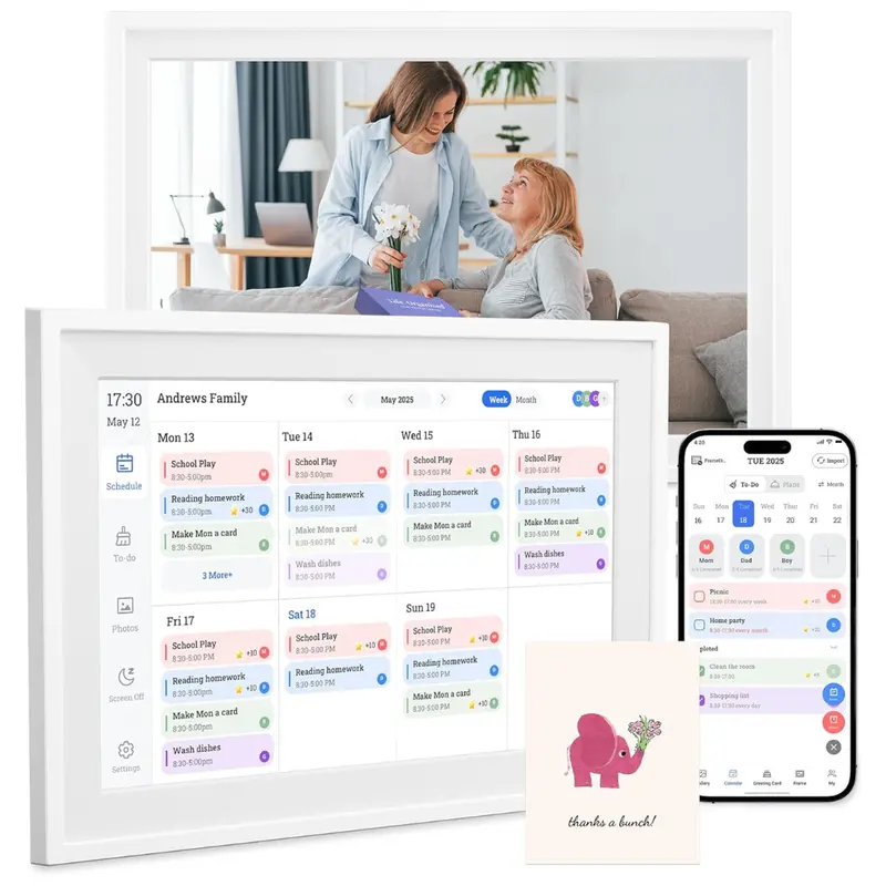 10.1'' Hd Touchscreen Smart Digital Calendar With Chores Chart 1