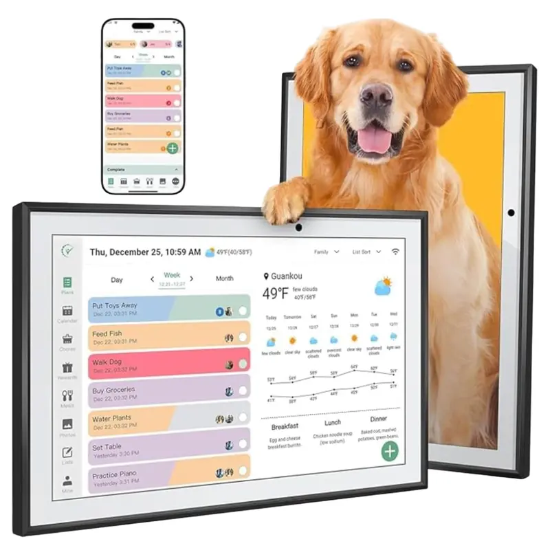 10.1" Smart Electronic Family Digital Calendar With Chore Chart 1
