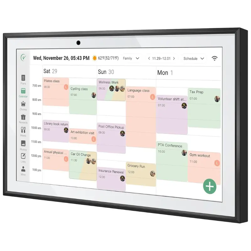 10.1" Smart Family Planner Wifi Digital Calendar 1