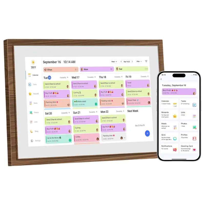 10.1" Touchscreen Digital Calendar Chore Chart 1