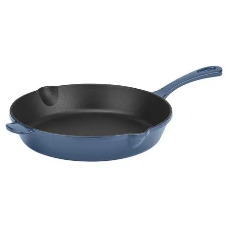 10" Cuisinart Chef's Classic Enameled Cast Iron Round Fry Pan 1
