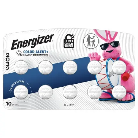 10 Energizer 2032 3V Lithium Batteries 1