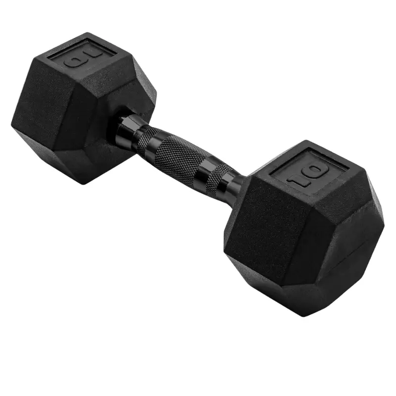 10-Lbs Cap Barbell Coated Hex Dumbbell Weight 1