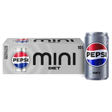 10 Mini Cans Diet Pepsi 1