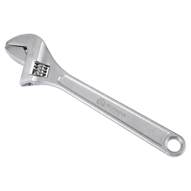 10" Olympia Tools Heavy Duty Drop Forged Steel Adjustable Wrench 1