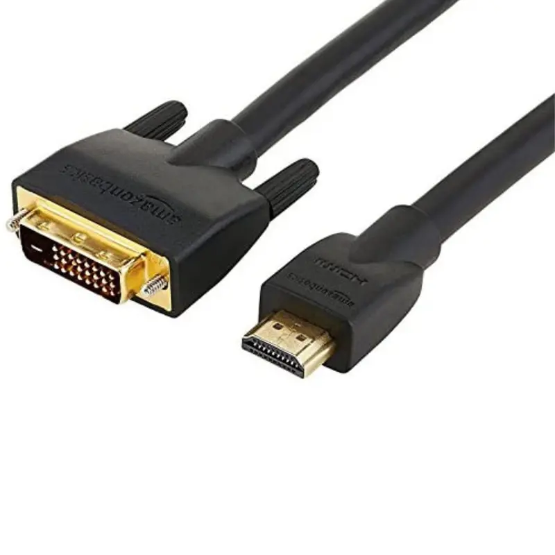 10-Pack 15Ft Amazon Basics Hdmi To Dvi Adapter Cable (Black) 1