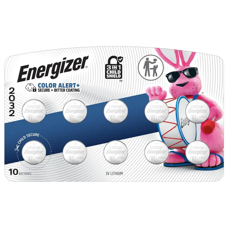 10-Pack Energizer Cr2032 3V Lithium Coin Batteries 1
