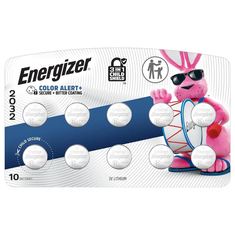 10-Pack Energizer Cr2032 3V Lithium Coin Batteries 1