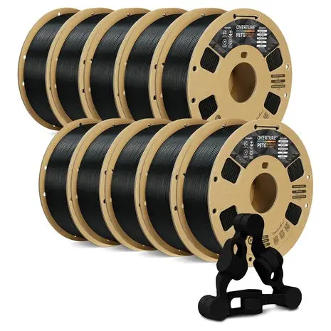 10-Pack Petg 3D Printer Filament 1.75Mm 1