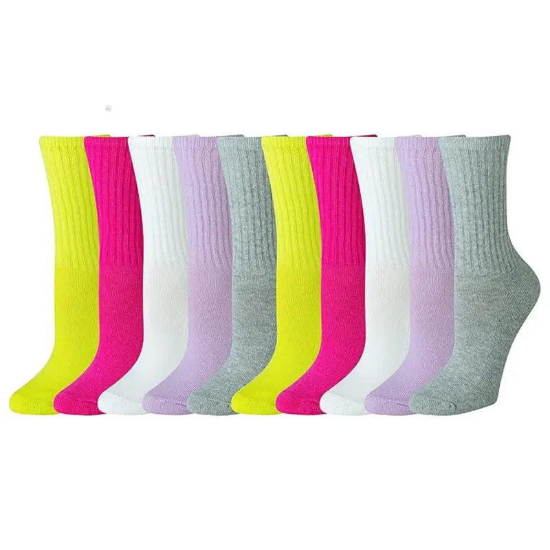 10-Pairs Amazon Essentials Women's Cotton Crew Socks 1
