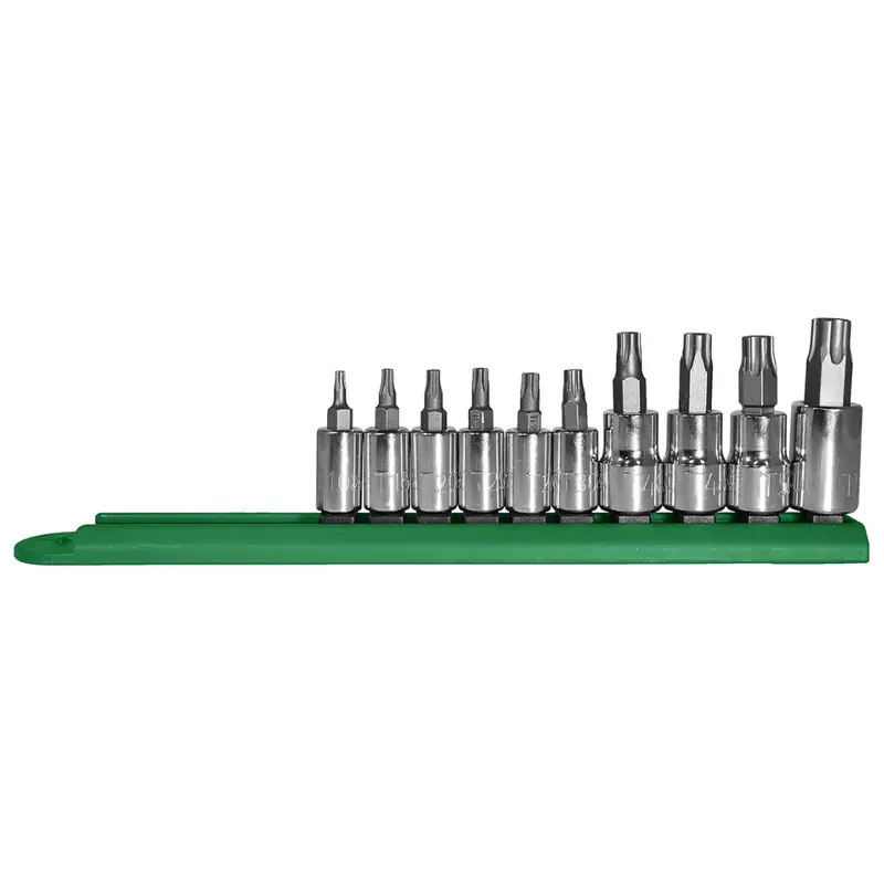 10-Piece Mayhew Tools 16016 Tamper Proof Torx Plus Socket Bit Set 1