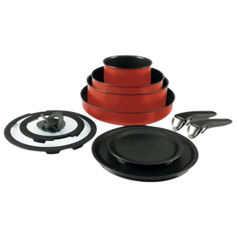 10-Piece T-Fal Ingenio Nonstick Cookware Set With Detachable Handle 1