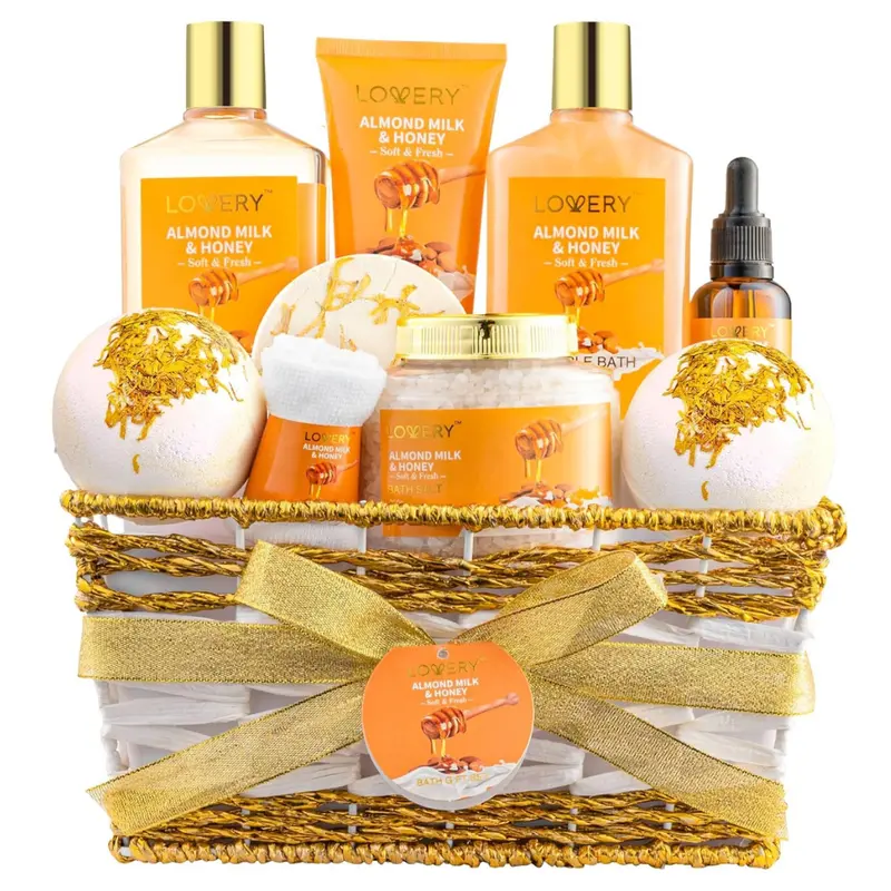 10-Piece Women's Almond Milk & Honey Beauty & Personal Care Set 1