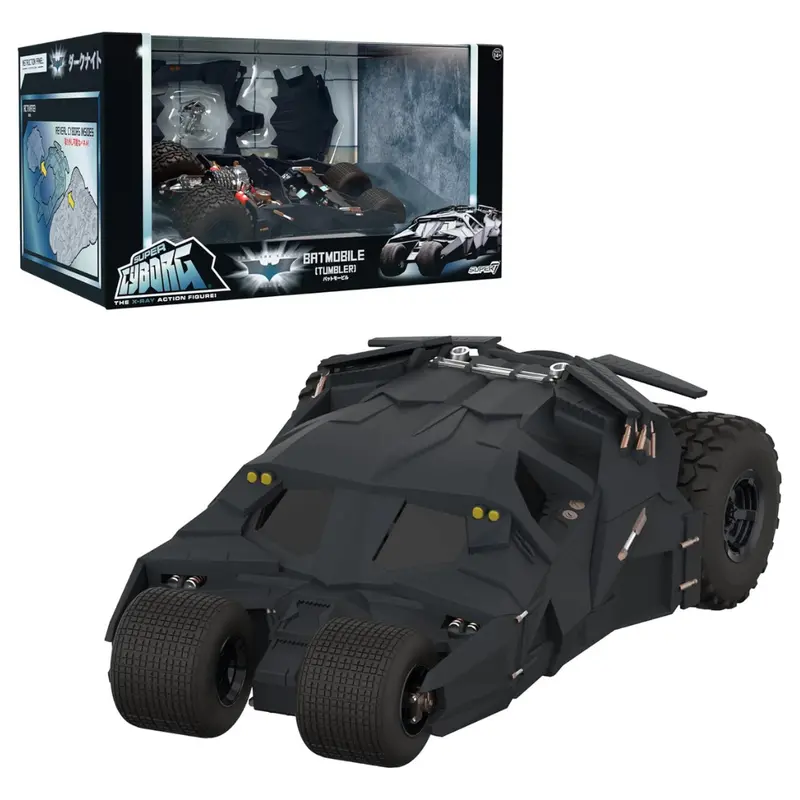 10" Super 7 Batman Begins Super Cyborg Batmobile Tumbler 1