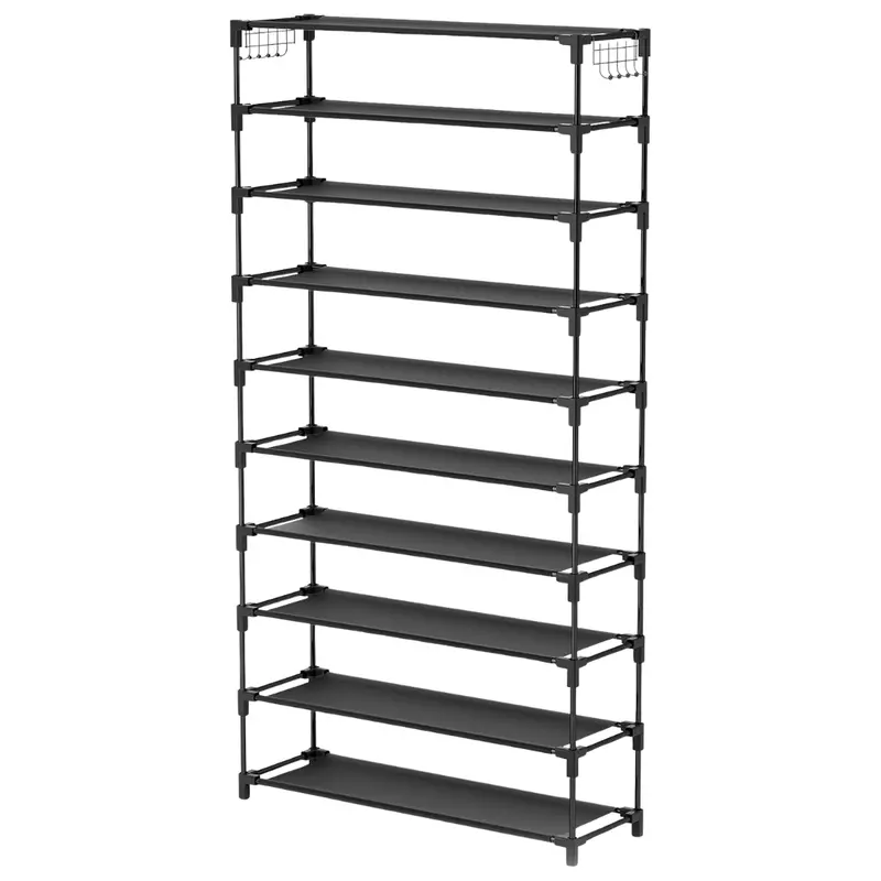 10-Tier Large Capacity Tall Shoe Organizer 1
