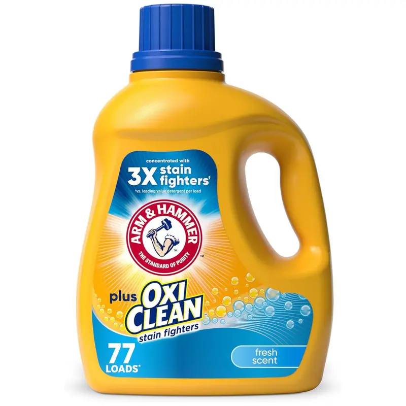 100.5Oz Arm & Hammer Plus Oxiclean Liquid Laundry Detergent (Fresh Scent) 1