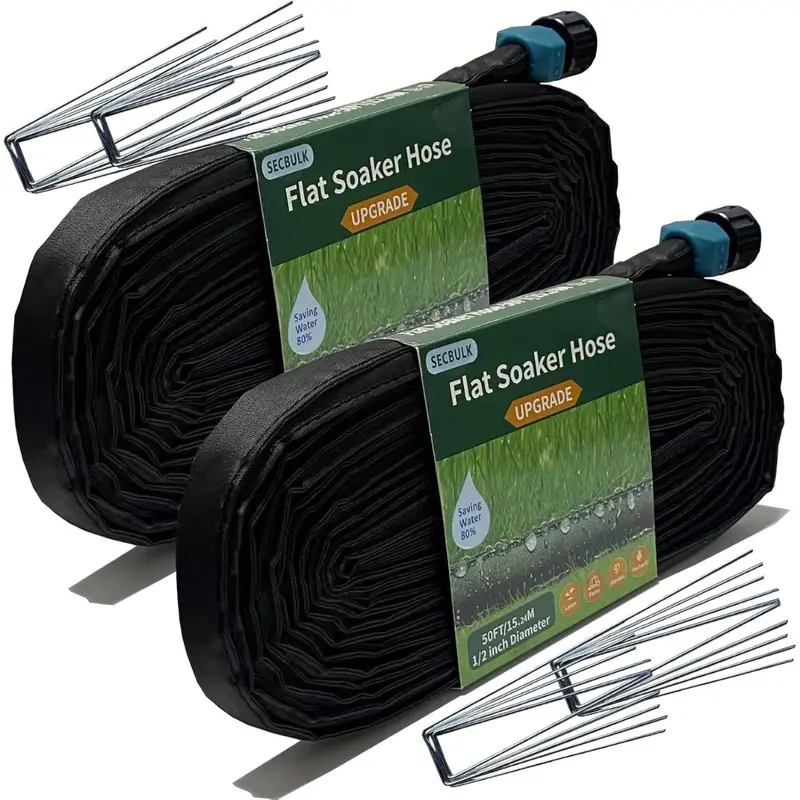 100 Ft (50Ft X 2) Linkable Drip Hose 1