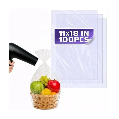 100 Heat Shrink Wrap Bags (11X18) 1