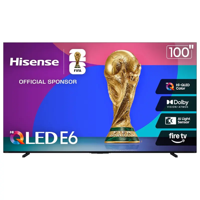 100" Hisense 100E6qf 4K Ultra Hd Smart Qled Fire Tv 1