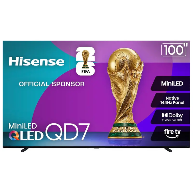 100" Hisense Qd7 Series 4K Ultra Hdr Smart Qled Fire Tv 1