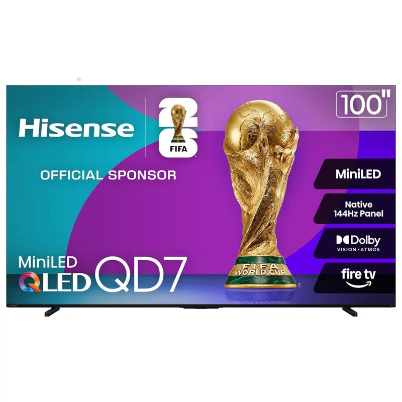 100" Hisense Qd7 Series 4K Ultra Hdr Smart Qled Fire Tv 1