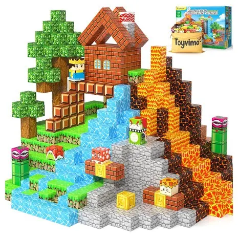100 Piece Magnetic Building Blocks Set 1