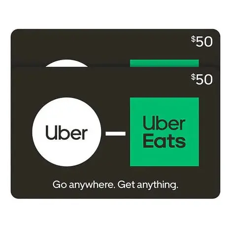 $100 Uber/Uber Eats/Postmates Egift Card 1