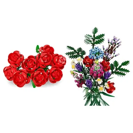 1,000-Piece Flower Bouquet Building Kit 1