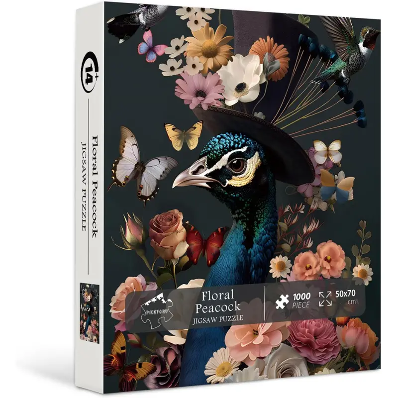 1000 Pieces Colorful Peacock Puzzles 1