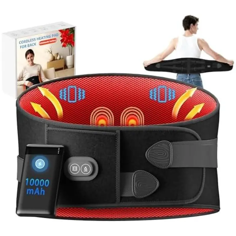 10000Mah Portable Heating Pad Lower Back Massager 1