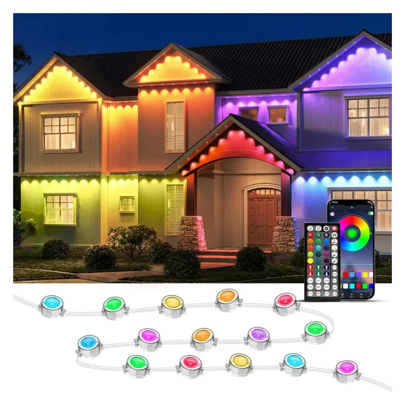 100Ft Rgb Led Ip67 Waterproof Permanent Lights 1