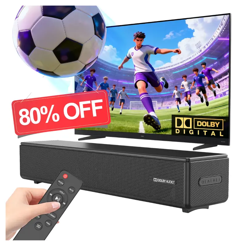 100W Bluetooth Soundbar With Dolby Digital 1