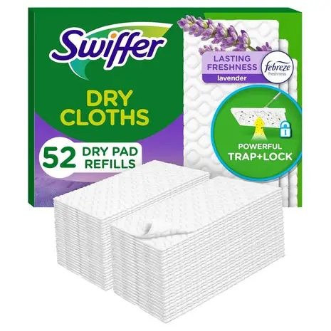 104 Swiffer Sweep + Mop Lavender Dry Pads Refills 1