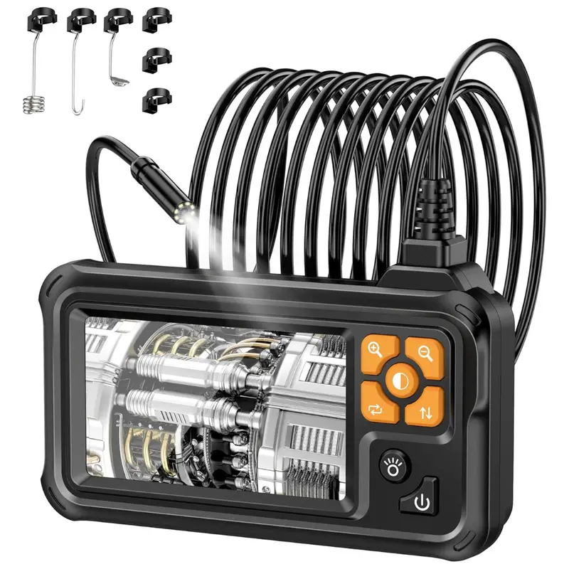 1080P 4.3" Ips Endoscope Inspection Digital Borescope W/ Led Lights 1