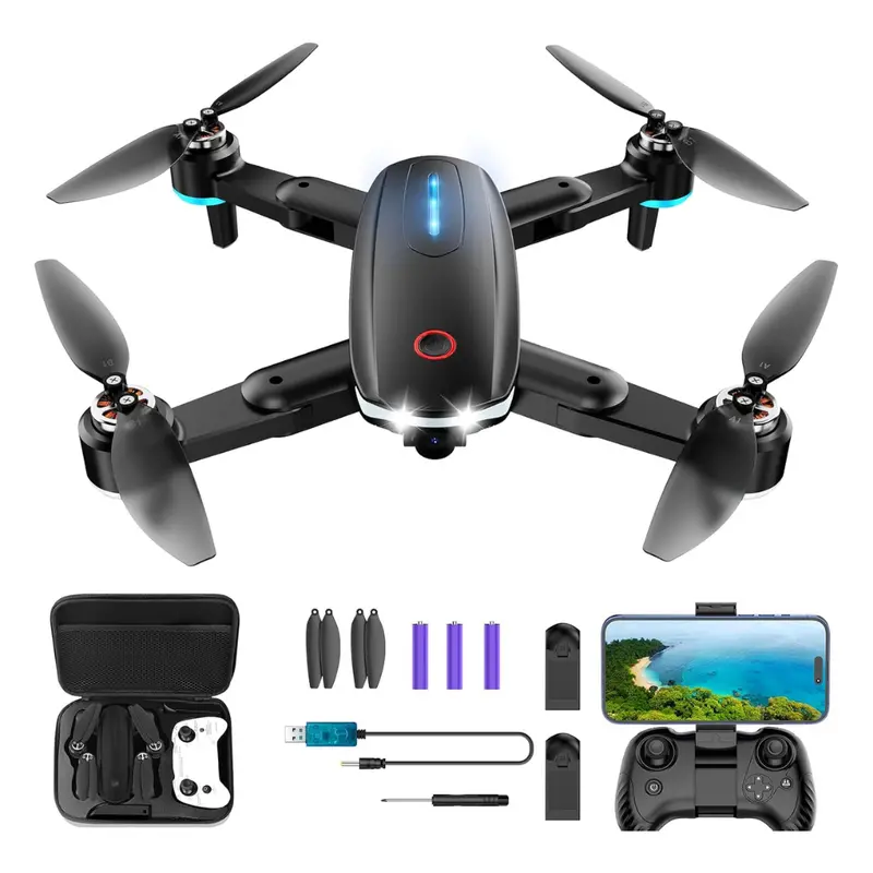 1080P Foldable Fpv Drone W/ Hd Camera 1