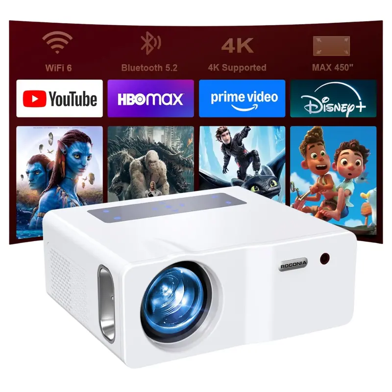 1080P Full Hd 5G Wifi Bluetooth Projector 1