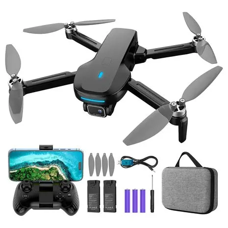 1080P Hd Fpv Drone With Brushless Motor & 2 Batteries 1