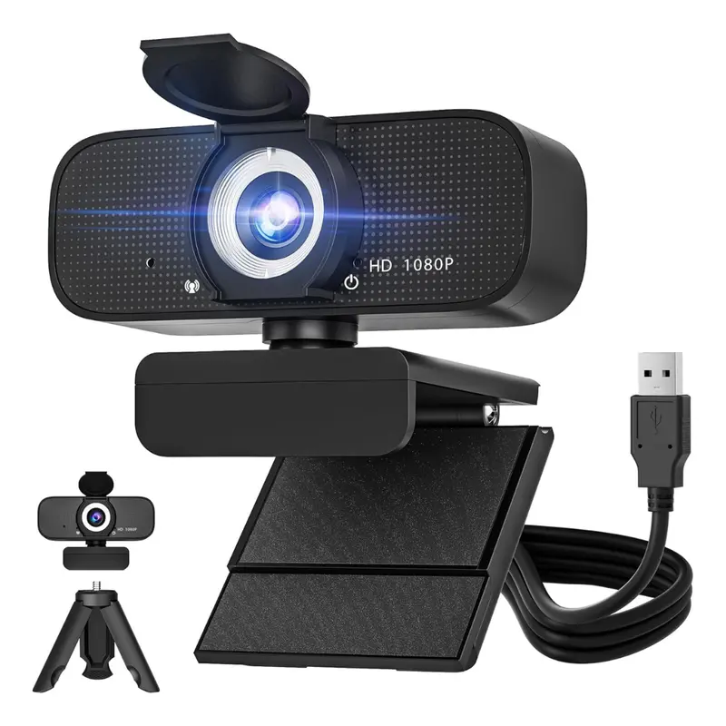 1080P Hd Webcam With Auto Focus & Noise-Cancelling Microphone 1