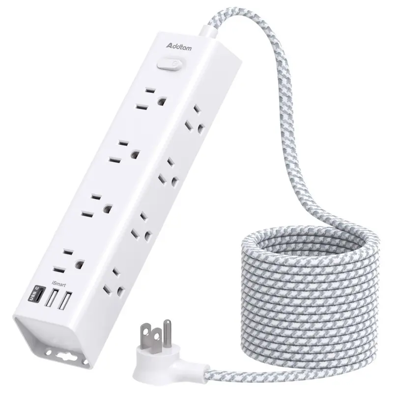 10Ft Surge Protector Power Strip Extension Cord 1