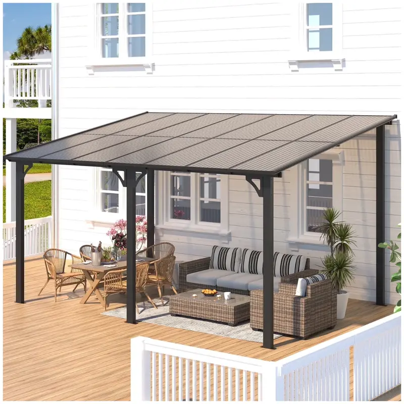 10Ft X 14Ft Aecojoy Patio Hardtop Aluminum Gazebo 1
