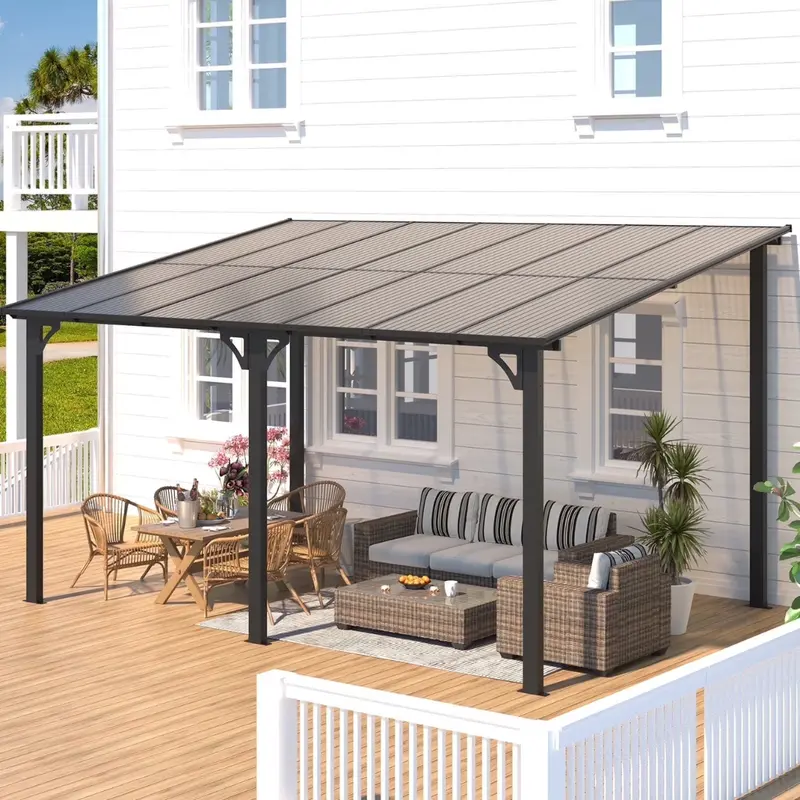 10Ft X 14Ft Aecojoy Patio Hardtop Aluminum Gazebo 1