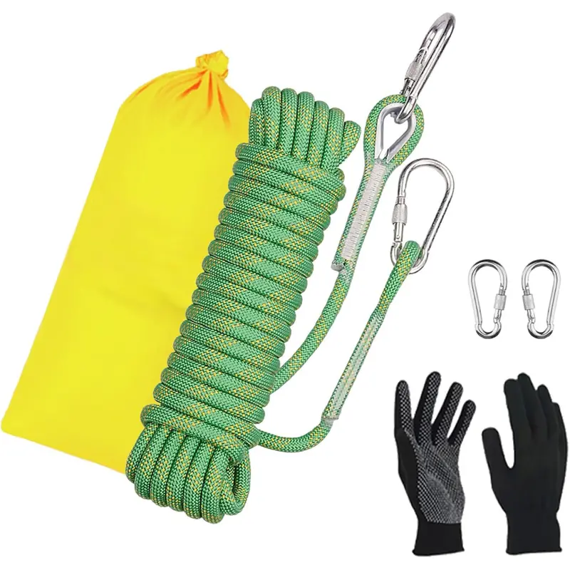 10M (32Ft) Static Climbing Rope For Rock Tree And Camping 1